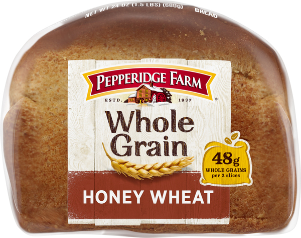 PEPPERIDGE FARM Bread, Whole Grain, Soft Honey Whole Wheat