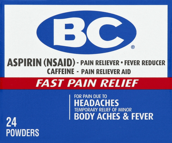 B&C Pain Relief, Fast, Powders