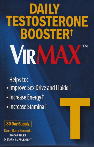 VirMax Testosterone Booster, Extended Release, Tablets