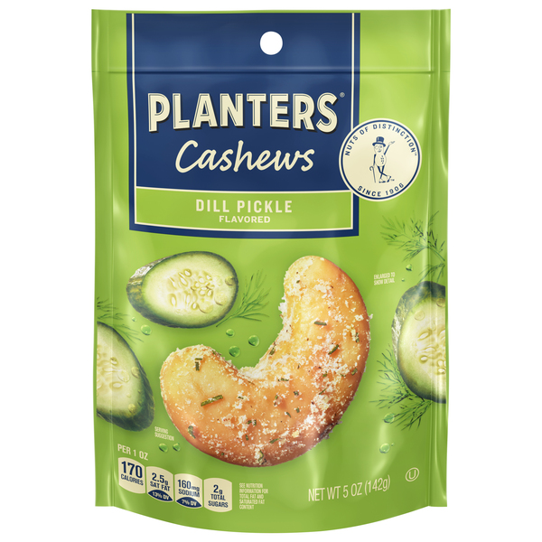 Planters Cashews, Dill Pickle Flavored