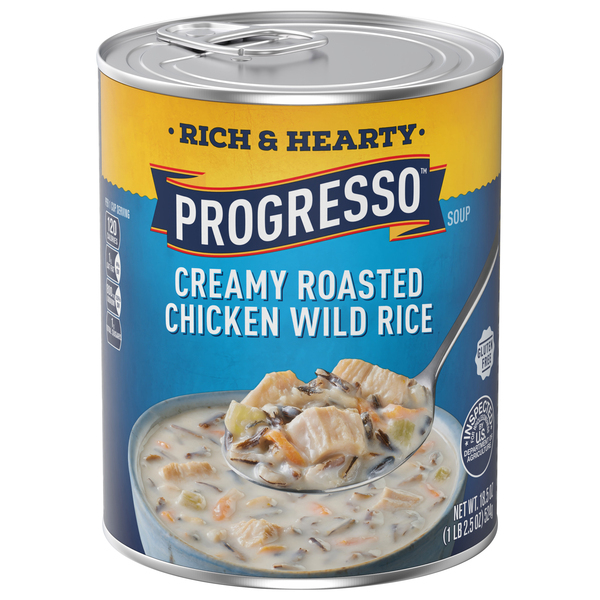 Progresso Chicken Wild Rice, Creamy Roasted, Rich & Healthy