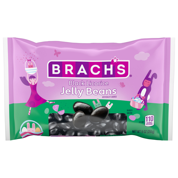 Brach's Jelly Candy, Jelly Beans, Black Licorice
