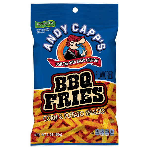 Andy Capp's Corn & Potato Snacks, BBQ Flavored Fries