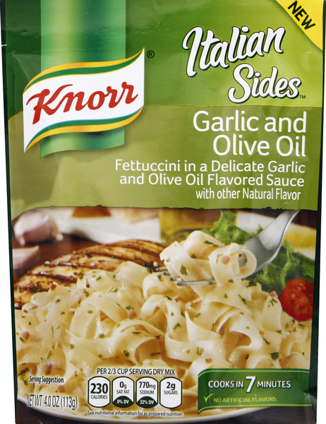 Knorr Fettuccini, Garlic and Olive Oil