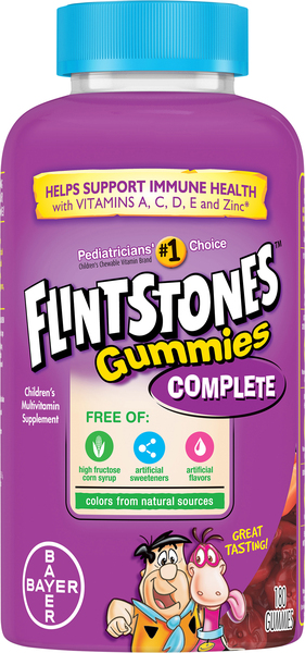 Flintstones Multivitamin, Children's, Complete, Gummies