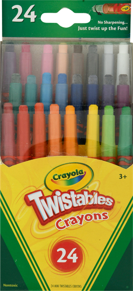 Crayola Crayons, Mini, Nontoxic, 3+