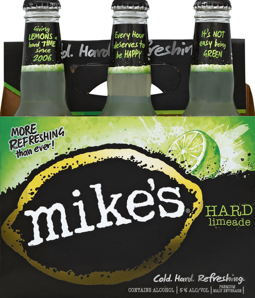 Mikes Malt Beverage, Premium, Hard Limeade