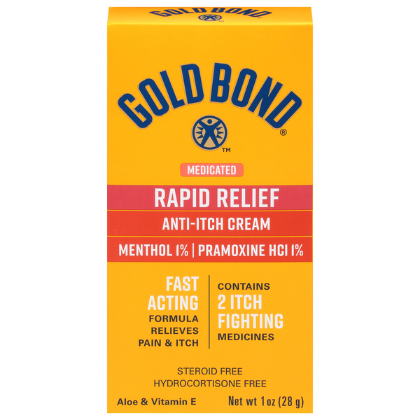 Gold Bond Anti-Itch Cream, Rapid Relief, Medicated