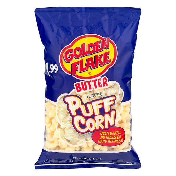 Golden Flake Puffcorn, Butter Flavor