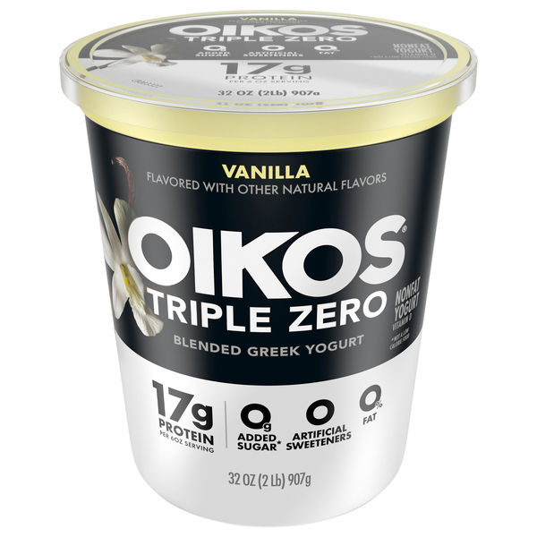 Oikos Yogurt, Vanilla, Nonfat