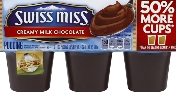 Swiss Miss Pudding, Creamy Milk Chocolate