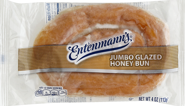 Entenmann's Honey Bun, Glazed, Jumbo