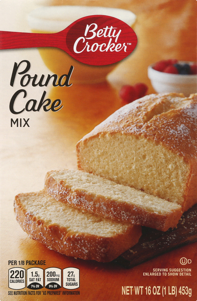 Betty Crocker Pound Cake Mix