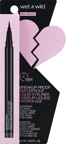 Wet n Wild Liquid Eyeliner, Waterproof, Ultra Black 1111509