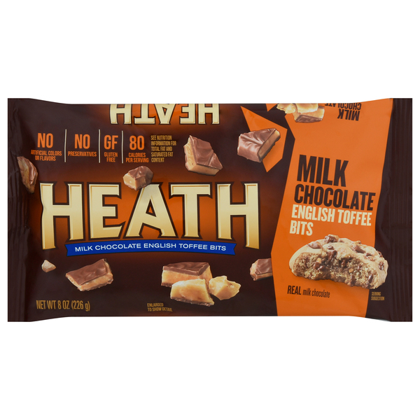 Heath Milk Chocolate, English Toffee Bits
