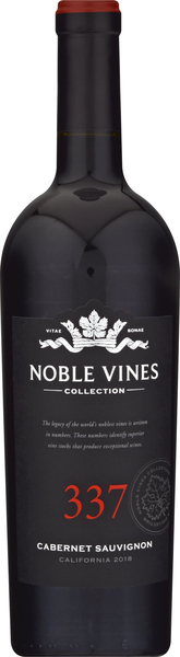 Noble Vines Cabernet Sauvignon, 337, California, 2017