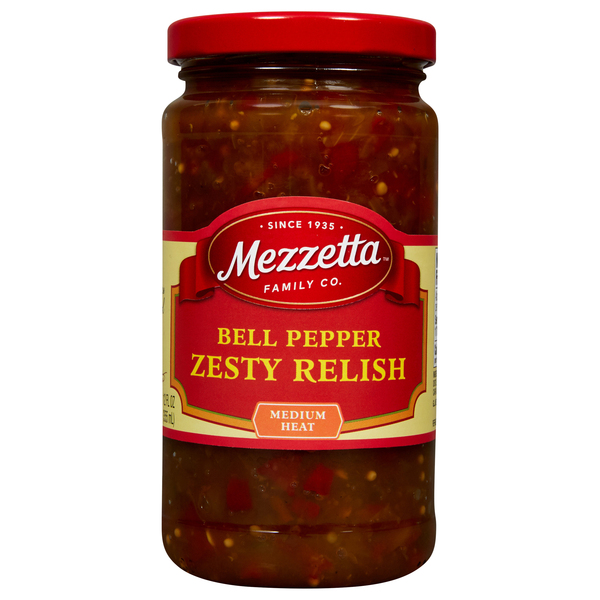 Mezzetta Relish, Bell Pepper, Zesty