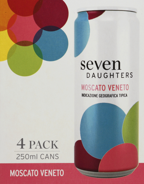 Seven Daughters Moscato, Veneto, 4 Pack