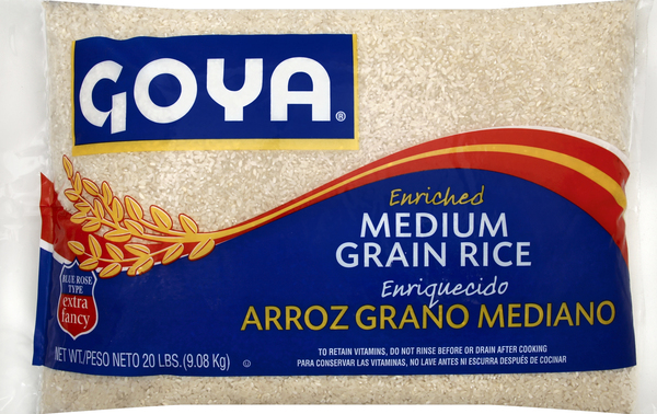 Goya Rice, Enriched, Medium Grain