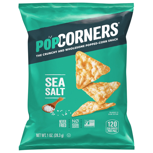 PopCorners Popped-Corn Snack, Sea Salt