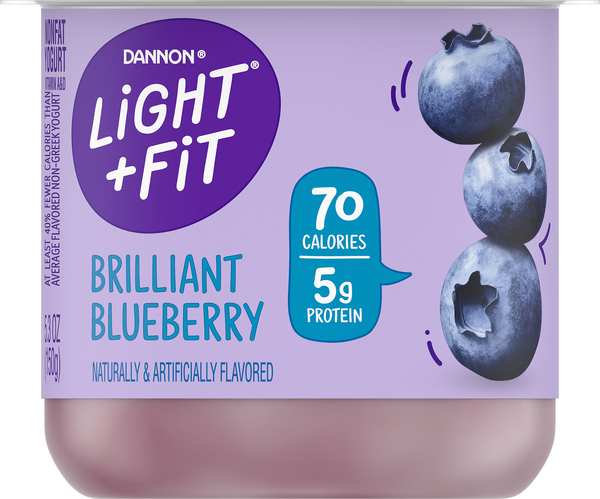 Light & Fit Yogurt, Nonfat, Blueberry