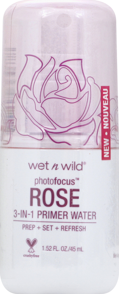 Wet n Wild Primer Water, 3-in-1, Rose Addiction 132A