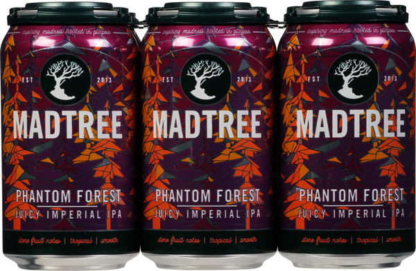 Madtree Beer, Juicy Imperial IPA, Phantom Forest