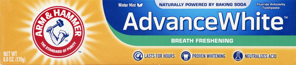 Arm & Hammer Toothpaste, Fluoride Anticavity, White Mint