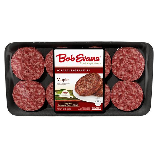 Bob Evans Pork Sausage Patties, Maple