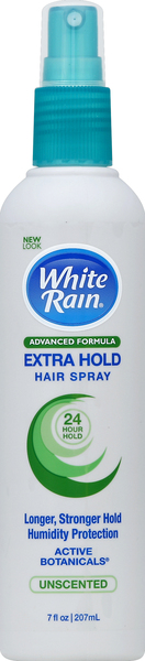 White Rain Hair Spray, Extra Hold, Unscented