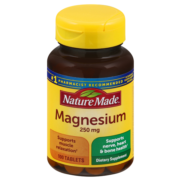 Nature Made Magnesium, 250 mg, Tablets