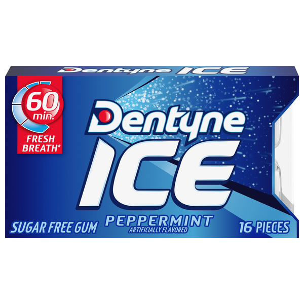 Dentyne Ice Gum, Sugar Free, Peppermint