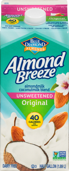 Almond Breeze Unsweetened Original Almondmilk Coconutmilk Blend
