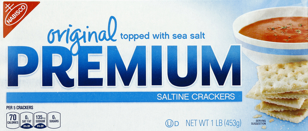 Premium Crackers, Saltine, Original