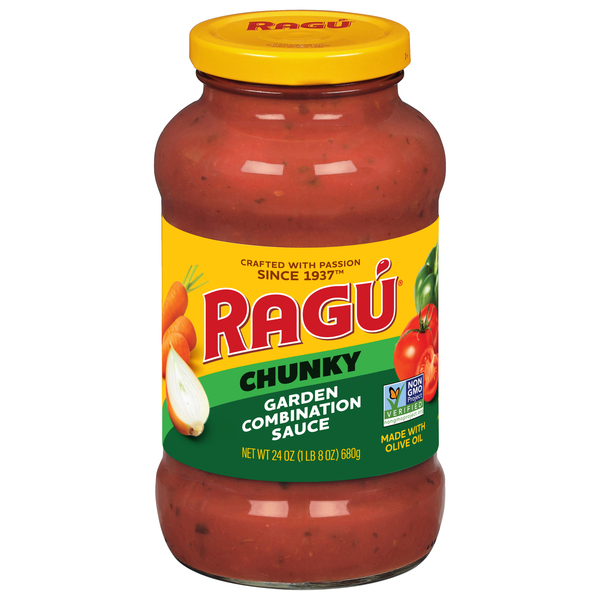 Ragu Sauce, Chunky, Garden Combination