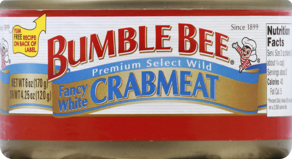 Bumble Bee Crabmeat, White