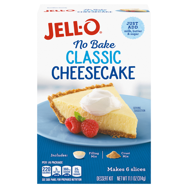 Jell-O Cheesecake, Classic, No Bake