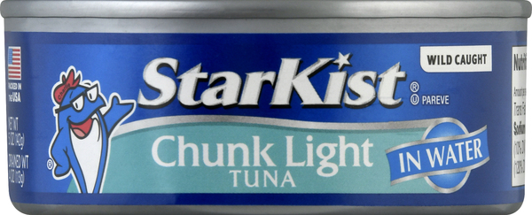 StarKist Tuna, in Water, Chunk Light