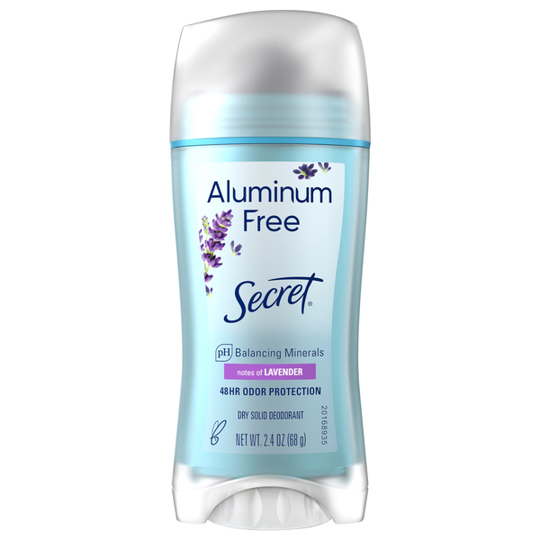 Secret Deodorant, Aluminum Free, Lavender