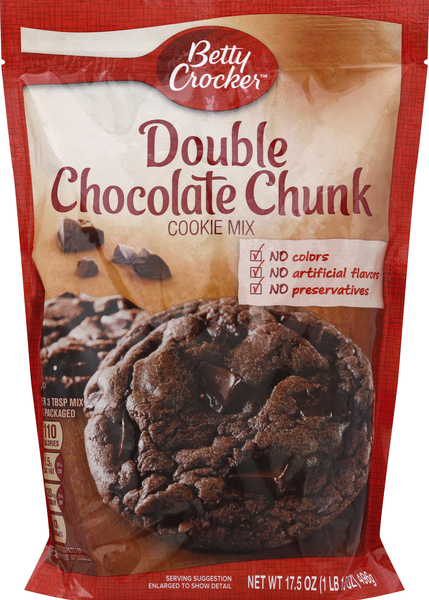 Betty Crocker Cookie Mix, Double Chocolate Chunk