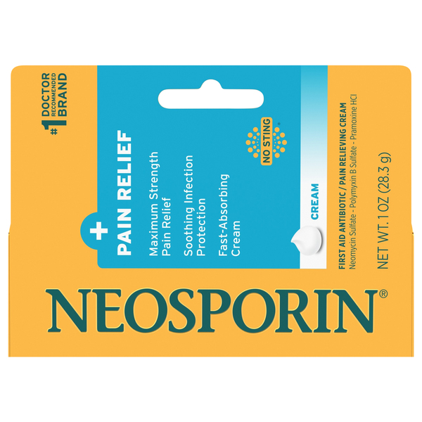 Neosporin Pain Relief Cream, Maximum Strength