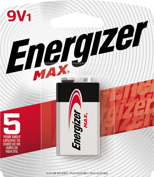 Energizer Alkaline Batteries, AA, 9V