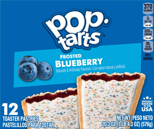 Pop-Tarts Toaster Pastries, Frosted Blueberry