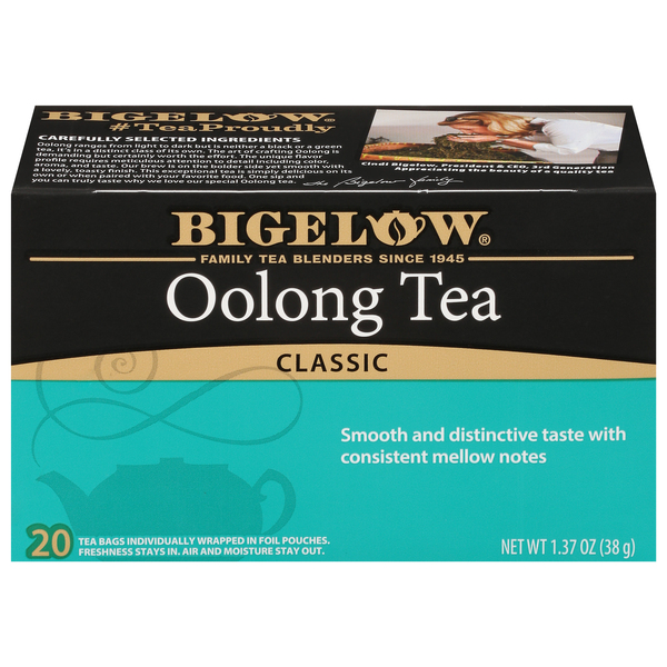 Bigelow Oolong Tea, Classic, Tea Bags