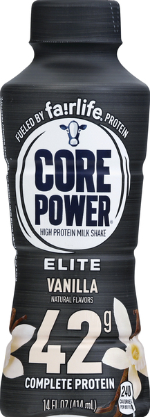 Core Power Milk Shake, High Protein, Elite, Vanilla
