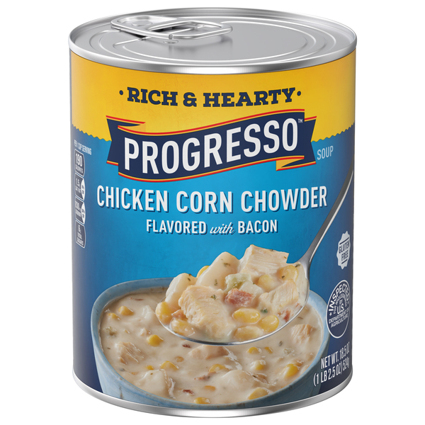 Progresso Soup, Chicken Corn Chowder