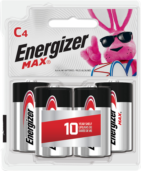 Energizer Batteries, Alkaline, C