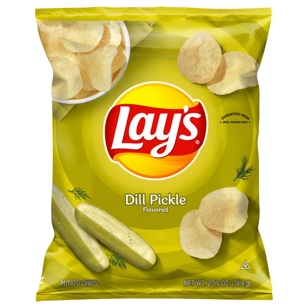 Lay's Potato Chips, Dill Pickle Flavored