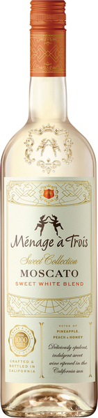 Menage a trois Moscato, Sweet Wine Blend, Sweet Collection