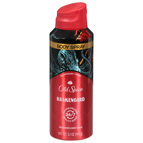 Old Spice Underarm & Body Spray, Krakengard